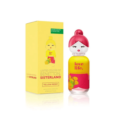 Benetton Sisterland Yellow Peony Eau de Toilette 80ml