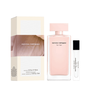Narciso Rodriguez For Her Eau de Toilette Set 100ml EDT+10ml EDP