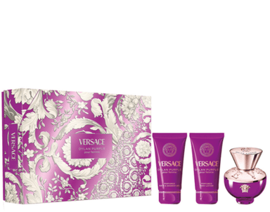 Versace Dylan Purple Eau De Parfum Set 50ml EDP+50ml BSG+50