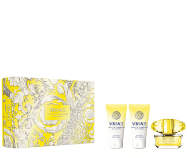 Versace Yellow Diamond Eau De Toilette Set 50ml EDT+50ml SG+50m